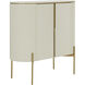 Paloma High Gloss Cream Bar Cabinet